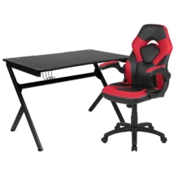 Flash Furniture Gaming Desk And Racing Chair Set With Cup Holder, Headphone Hook & 2 Wire Management Holes 31 Flash Furniture Gaming Desk And Racing Chair Set With Cup Holder, Headphone Hook & 2 Wire Management Holes -Furniture Shop GUEST 0116e199 c111 4395 83de b75bbf29cc67