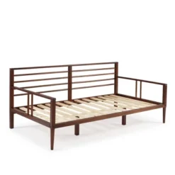 Mid Century Modern Solid Wood Spindle Daybed - Saracina Home -Furniture Shop GUEST 03589d72 727c 4275 b0fa 7aa23312241d