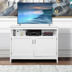 Costway Modern Kitchen Storage Cabinet Buffet Server Table 36" Sideboard Dining Wood White -Furniture Shop GUEST 03ae180a 7399 44b0 8b96 da48e8b31190
