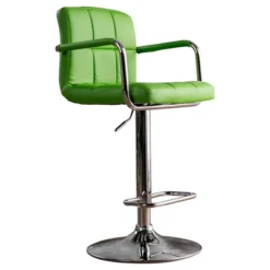 Ethan Adjustable Swivel Barstool With Arms - Furniture Of America -Furniture Shop GUEST 03bbb680 468c 4299 bb11 1f6d82082565