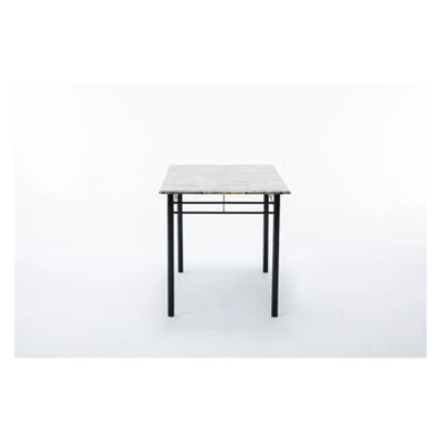 Gareth Breakfast Nook Dining Table Black - Boraam 9 Gareth Breakfast Nook Dining Table Black - Boraam - Image 7