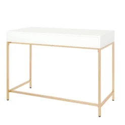 Alios Desk White/Gold - OSP Home Furnishings 7 Alios Desk White/Gold - OSP Home Furnishings -Furniture Shop GUEST 043ba19a 719c 4428 88b5 56725169f0e7