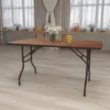 Emma And Oliver 5-Foot Rectangular Wood Folding Banquet Table With Clear Coated Finished Top 2 Emma And Oliver 5-Foot Rectangular Wood Folding Banquet Table With Clear Coated Finished Top -Furniture Shop GUEST 048aea8d 329d 4538 ac7c a0a8e3bfff1d