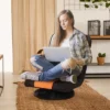 HOMCOM 360 Degree Swivel Video Gaming Chair, Folding Floor Sofa 5-Position Adjustable Lazy Chair, Orange 1 HOMCOM 360 Degree Swivel Video Gaming Chair, Folding Floor Sofa 5-Position Adjustable Lazy Chair, Orange -Furniture Shop GUEST 04eb373b a486 42ba 8bec 69ae7ee0fa73