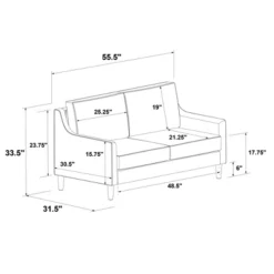 Prescott Loveseat - Threshold™ -Furniture Shop GUEST 0562b811 53b5 4468 9b10 5a270f47b7c4
