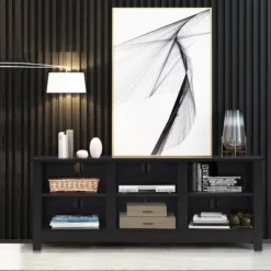 Costway TV Stand Cabinet For TV's Up To 60'' Entertainment Center W/Storage Shelves BlackBrown 16 Costway TV Stand Cabinet For TV's Up To 60'' Entertainment Center W/Storage Shelves BlackBrown -Furniture Shop GUEST 05dc0e39 5c62 4d5b 8e3e cebc3750eaee