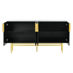 Modern Sideboard, Buffet Cabinet With Metal Handles & Legs-ModernLuxe -Furniture Shop GUEST 061981c4 4d50 4e2a 857c fa934bad519d