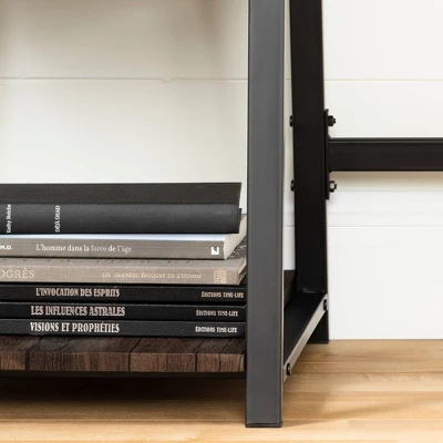 Evane Industrial Desk With Storage - South Shore 4 Evane Industrial Desk With Storage - South Shore - Image 2