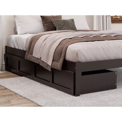 Set Of 2 Queen/King/Twin XL Drawers Espresso - AFI 3 Set Of 2 Queen/King/Twin XL Drawers Espresso - AFI