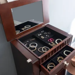 Tierra Contemporary Jewelry Armoire Merlot Brown - Powell Company 26 Tierra Contemporary Jewelry Armoire Merlot Brown - Powell Company -Furniture Shop GUEST 085558e9 c9e0 4e39 bd5e 249aa387810f