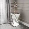 Amiel Geometrical Mirrored Side Table Silver - Christopher Knight Home -Furniture Shop GUEST 08b9d8ce e490 40e4 94b7 3c648d6dca41