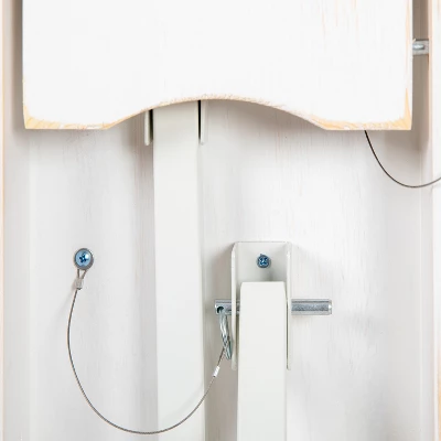 Flash Furniture HERCULES Series 8' X 12'' Solid Pine Folding Farm Bench With 3 Legs 8 Flash Furniture HERCULES Series 8' X 12'' Solid Pine Folding Farm Bench With 3 Legs - Image 6