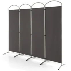 Costway 4 Panels Folding Room Divider 6 Ft Tall Fabric Privacy Screen Black/Brown/Grey/White 26 Costway 4 Panels Folding Room Divider 6 Ft Tall Fabric Privacy Screen Black/Brown/Grey/White -Furniture Shop GUEST 09809a96 c51f 4d77 83dc 2b59e031d4dd