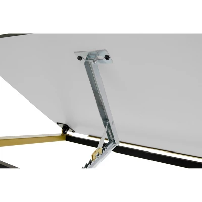 2pc Stellar Drawing Table With 36" Adjustable Top With Stool Set Black/Gold - Studio Designs 11 2pc Stellar Drawing Table With 36" Adjustable Top With Stool Set Black/Gold - Studio Designs - Image 9