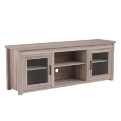 Emma And Oliver TV Stand For Up To 80" TV's - 65" Media Console With Classic Full Glass Doors & 3 Adjustable Shelves -Furniture Shop GUEST 0baa4312 42d6 4d2c 9210 810f1ddf529f