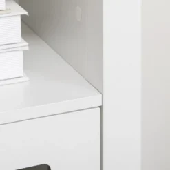 HOMCOM Kitchen Cabinet, Storage Cabinet, Sideboard Buffet Cabinet With Double Glass Doors For Kitchen, Living Room, White -Furniture Shop GUEST 0c21f2e6 3047 49c8 9f4f ccf1585b8f05