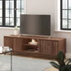 70" Haisley Mid-Century Modern TV Stand For TVs Up To 65" With Adjustable Shelves Dark Walnut - Taylor & Logan -Furniture Shop GUEST 0c265d58 4b6b 4f23 bb0c 54b8565fc71d