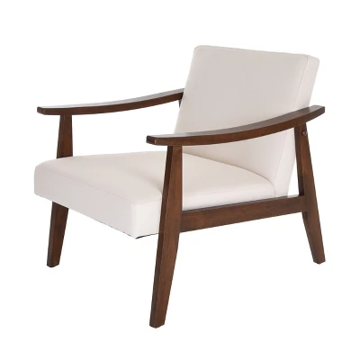 Zenvida Mid Century Modern Accent Armchair Solid Hardwood Upholstered 13 Zenvida Mid Century Modern Accent Armchair Solid Hardwood Upholstered - Image 11