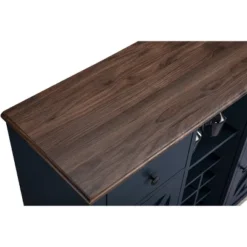 47" Wood Bar Cabinet With Brushed Nickel Knobs Navy - Home Essentials -Furniture Shop GUEST 0ee7b168 eccb 48c1 9bfe c3dcbdebf426