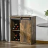 HOMCOM Industrial Sideboard Storage Cabinet, Serving Bar Buffet With Sliding Barn Door And 6-Bottle Wine Rack 2 HOMCOM Industrial Sideboard Storage Cabinet, Serving Bar Buffet With Sliding Barn Door And 6-Bottle Wine Rack -Furniture Shop GUEST 0f748820 c22d 4859 b55e 33bcd03c81fe