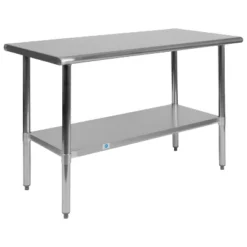 Flash Furniture Stainless Steel 18 Gauge Prep And Work Table With Undershelf - NSF Certified -Furniture Shop GUEST 0fcfb79e 0c10 4595 bc60 800366d2322f