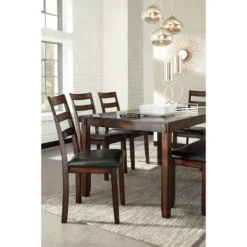 Coviar Dining Table Set Brown - Signature Design By Ashley -Furniture Shop GUEST 0feb5efe 04fe 4a82 bd81 51fe00814d92