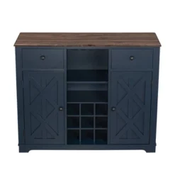 47" Wood Bar Cabinet With Brushed Nickel Knobs Navy - Home Essentials -Furniture Shop GUEST 108a34da ed55 4901 92e4 6ba98de5367c