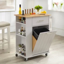 Lima Kitchen Cart Gray - Buylateral -Furniture Shop GUEST 12808fc2 d7ed 4e9c 8b43 74072661f9f3