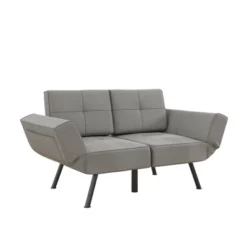RealRooms Euro Upholstered Tufted Loveseat Futon With Storage Pockets -Furniture Shop GUEST 15e74249 1321 4343 9765 6aa0b4cb8e47
