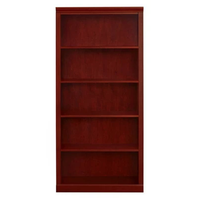 72" Prestige Veneer Bookcase Mahogany - Regency 3 72" Prestige Veneer Bookcase Mahogany - Regency
