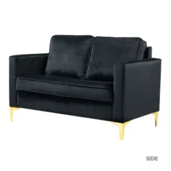 Eldoria Sofa Loveseat With Gold Stainless Leg | Karat Home -Furniture Shop GUEST 164485f4 91bb 4596 884d 4e420dd43f54