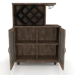 Morse Farmhouse Mobile Wine Cabinet Reclaimed Oak - HOMES: Inside + Out 14 Morse Farmhouse Mobile Wine Cabinet Reclaimed Oak - HOMES: Inside + Out -Furniture Shop GUEST 16c5ae4c b4f0 4243 afc8 3a6078133b2b