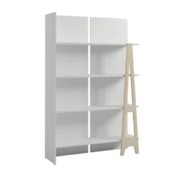 60" Atypik 4 Shelf Bookcase - Nexera 15 60" Atypik 4 Shelf Bookcase - Nexera -Furniture Shop GUEST 183e7fcb bb5e 46f8 8164 a3f46bf82444