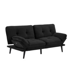 Finley Convertible Futon Sofa Bed Black - Serta -Furniture Shop GUEST 195b3815 37e6 4706 9d30 83892f388a69