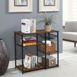 Costway Industrial Kitchen Baker's Rack Microwave Stand Utility Storage Shelf W/ 6 Hooks Steel Black 14 Costway Industrial Kitchen Baker's Rack Microwave Stand Utility Storage Shelf W/ 6 Hooks Steel Black -Furniture Shop GUEST 19ab8ae1 d702 4e64 a206 03d5ed496ca7