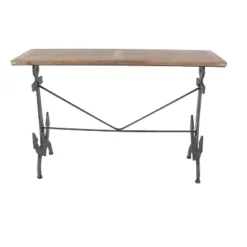 Coastal Anchor Metal Console Table Brown - Olivia & May -Furniture Shop GUEST 1a1c8854 e354 4a91 a1c5 e6549ac49231
