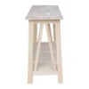 Surrey Console Sofa Table Unfinished - International Concepts -Furniture Shop GUEST 1a518779 ee74 4d68 9ea1 b07da863a5b7