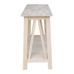 Surrey Console Sofa Table Unfinished - International Concepts