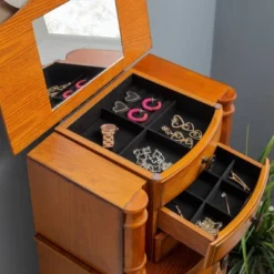 Marie Jewelry Armoire Oak - Powell Company 24 Marie Jewelry Armoire Oak - Powell Company -Furniture Shop GUEST 1a76cec4 9264 4758 ac56 07ff79f97986