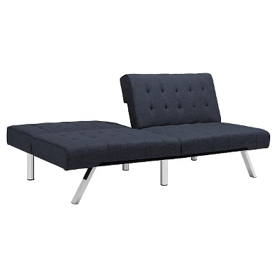 Eve Velvet Upholstered Convertible Futon - Room & Joy 4 Eve Velvet Upholstered Convertible Futon - Room & Joy - Image 2