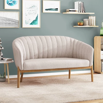 Galena Mid-Century Loveseat - Christopher Knight Home 3 Galena Mid-Century Loveseat - Christopher Knight Home