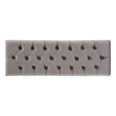 Hewett Velvet Tufted Metal Bench - Inspire Q 5 Hewett Velvet Tufted Metal Bench - Inspire Q - Image 3