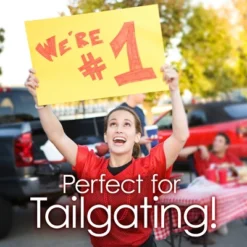 Hastings Home 6' Folding Utility Table With Carry Handle - White -Furniture Shop GUEST 1bcaef4c 9fe7 4b0d a263 844e7f49e7b4