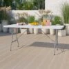 Flash Furniture 6-Foot Granite White Plastic Folding Table 2 Flash Furniture 6-Foot Granite White Plastic Folding Table -Furniture Shop GUEST 1be03ba7 456e 4295 a9df 5484ae695e09