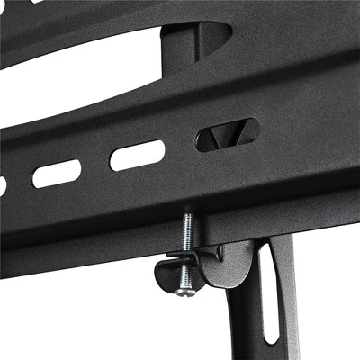 Yaheetech Adjustable Mobile TV Stand Rolling TV Cart With Wheels Black 9 Yaheetech Adjustable Mobile TV Stand Rolling TV Cart With Wheels Black - Image 7