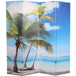 Legacy Decor Canvas Room Divider Double - Sided Digital Print Virgin Islands Beach Design 17 Legacy Decor Canvas Room Divider Double - Sided Digital Print Virgin Islands Beach Design -Furniture Shop GUEST 1c4abda5 9c66 4fb1 a074 fffc3f9f2e12