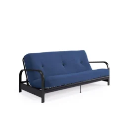 Full Axton Metal Arm Futon Frame With Mattress - Room & Joy -Furniture Shop GUEST 1c8d8572 b24e 412d 914d 219002b8d901