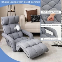 Costway 6-Position Adjustable Floor Chair For Adults Foldable Lazy Sofa For Living Room 16 Costway 6-Position Adjustable Floor Chair For Adults Foldable Lazy Sofa For Living Room -Furniture Shop GUEST 1cb2b17d 7fa7 480c beee bd7bcf35064b