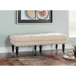50" Isabelle Bench - Linon -Furniture Shop GUEST 1d79b0ff 07e8 440d adfc 26369df851e6