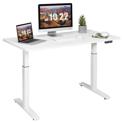Costway Electric 55''x28'' Standing Desk Adjustable Sit To Stand W/ Controller 14 Costway Electric 55''x28'' Standing Desk Adjustable Sit To Stand W/ Controller - Image 12